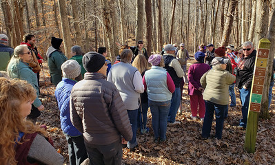 photo of hike participants on a trail
