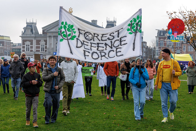 The March for Climate and Justice. Amsterdam.