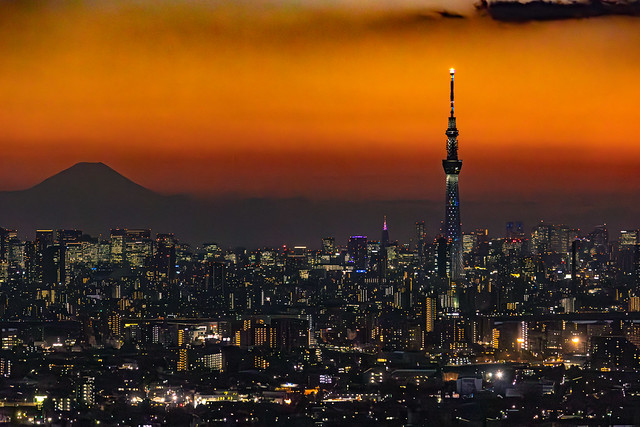 Gorgeous Tokyo Sunset