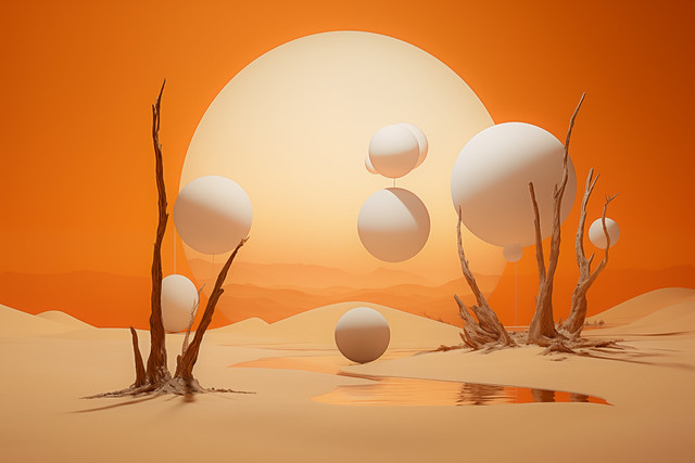 Desert Spheres: Balance and Ephemera