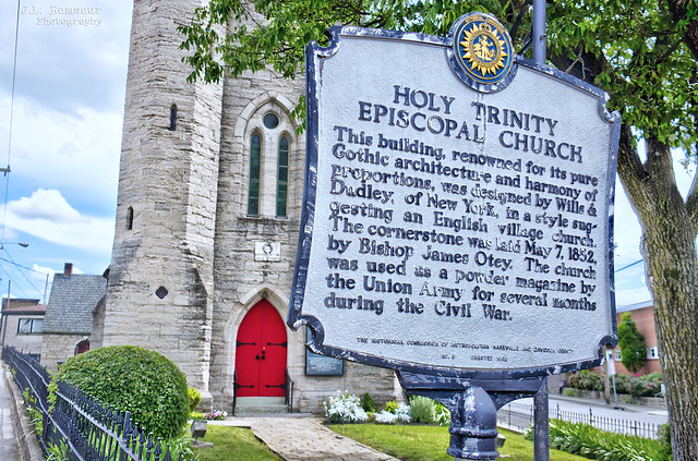 Holy Trinity Episcopal Church Historical Marker - Downtown Nashville, Tennessee
