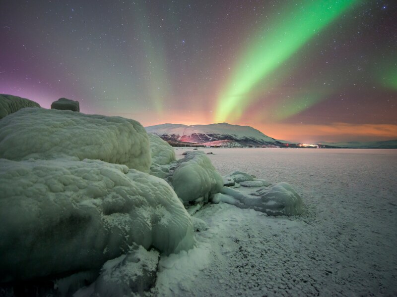 best places to go in Europe in February - Abisko