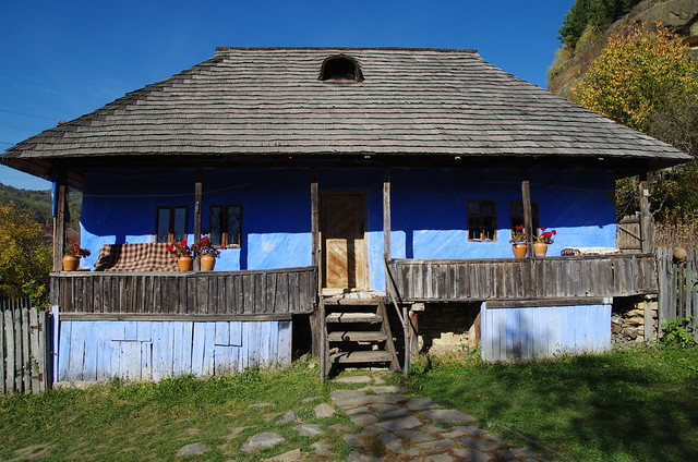 The blue house