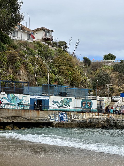 Submar Valpo. Playa Las Torpederas. Playa Ancha, Valparaíso.