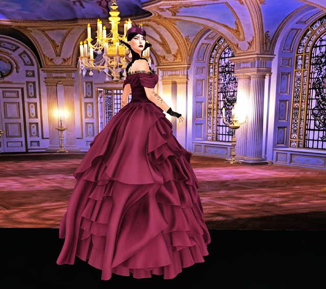 Poison Rouge Love Lace Victorian Gown