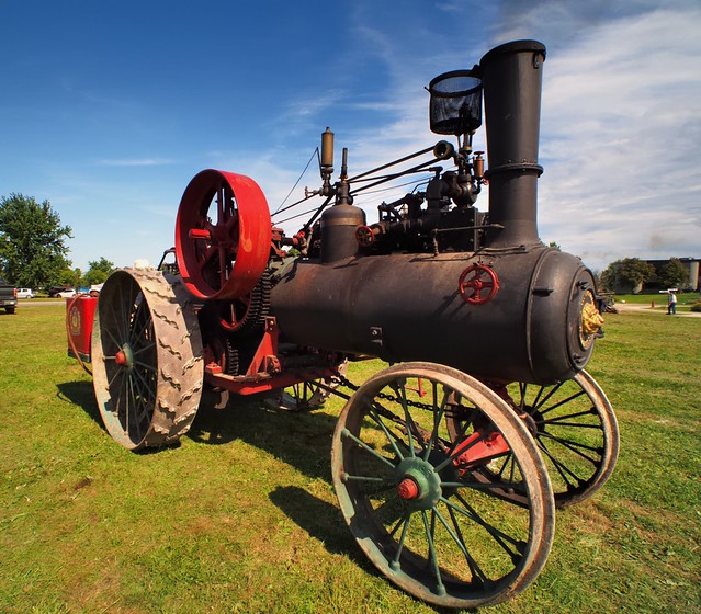 Waterloo SB-116 steam farm tractor, c1910, Country Heritage Park, Milton, Ontario..