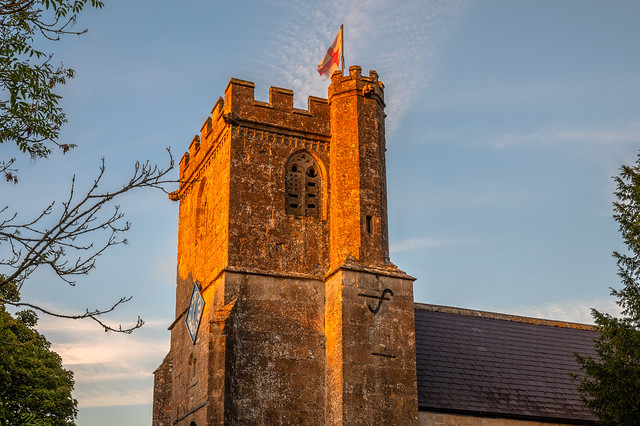 St Nicholas, Wilsford, Tower Aflame
