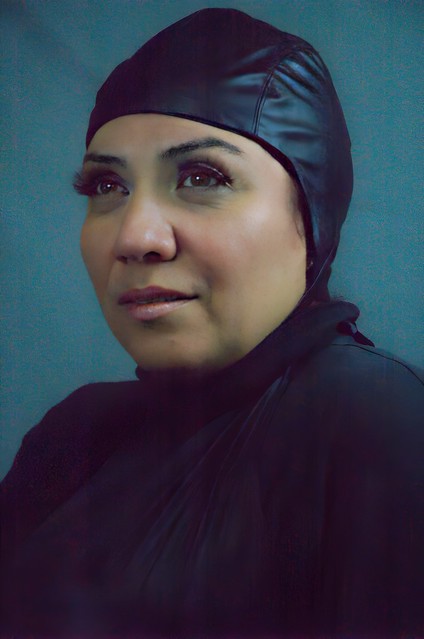 Portrait with black cap