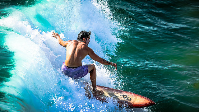 California surfing