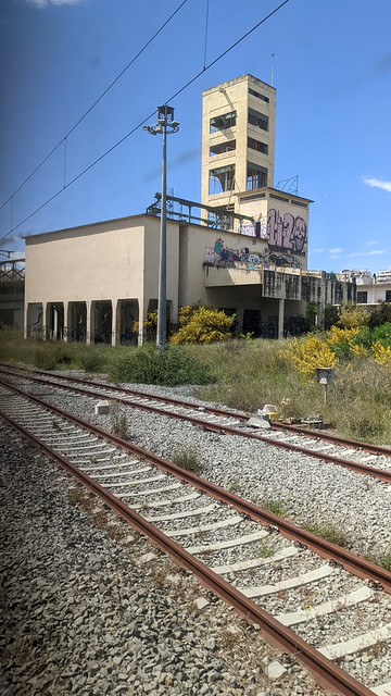 Abandoned factory near Chalkida Railway Station, Greece