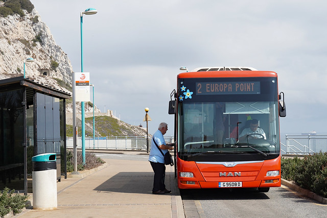 Europa Point bus stop - Gibraltar