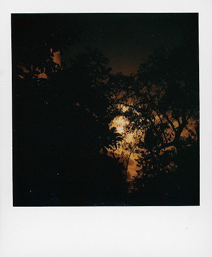Sky ... Polaroid with orange filter