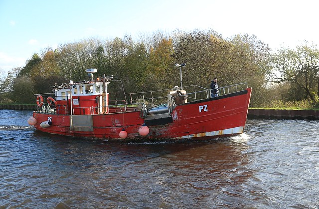 Fishing Boat William Harvey Penzance 13th November 2023 on the Aire & Calder East Yorks (1)