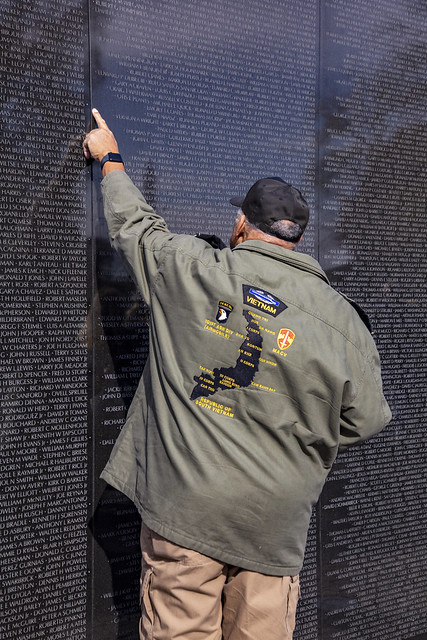 Veterans Day 2023 at The Vietnam Veterans Memorial Nov 12 2023 (001)