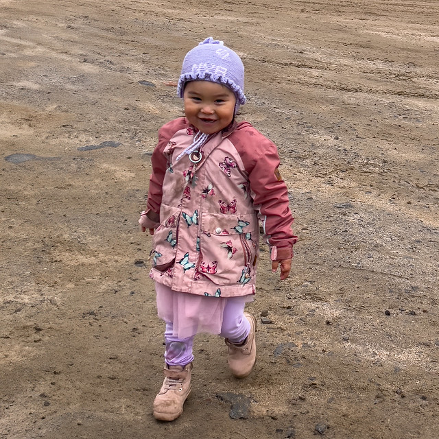 Smiling girl, Pond Inlet, Nunavut