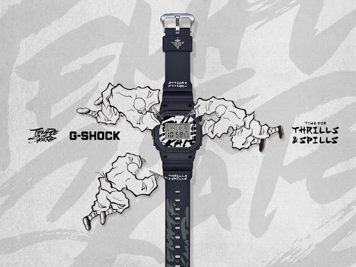 A watch with a cartoon design

Description automatically generated