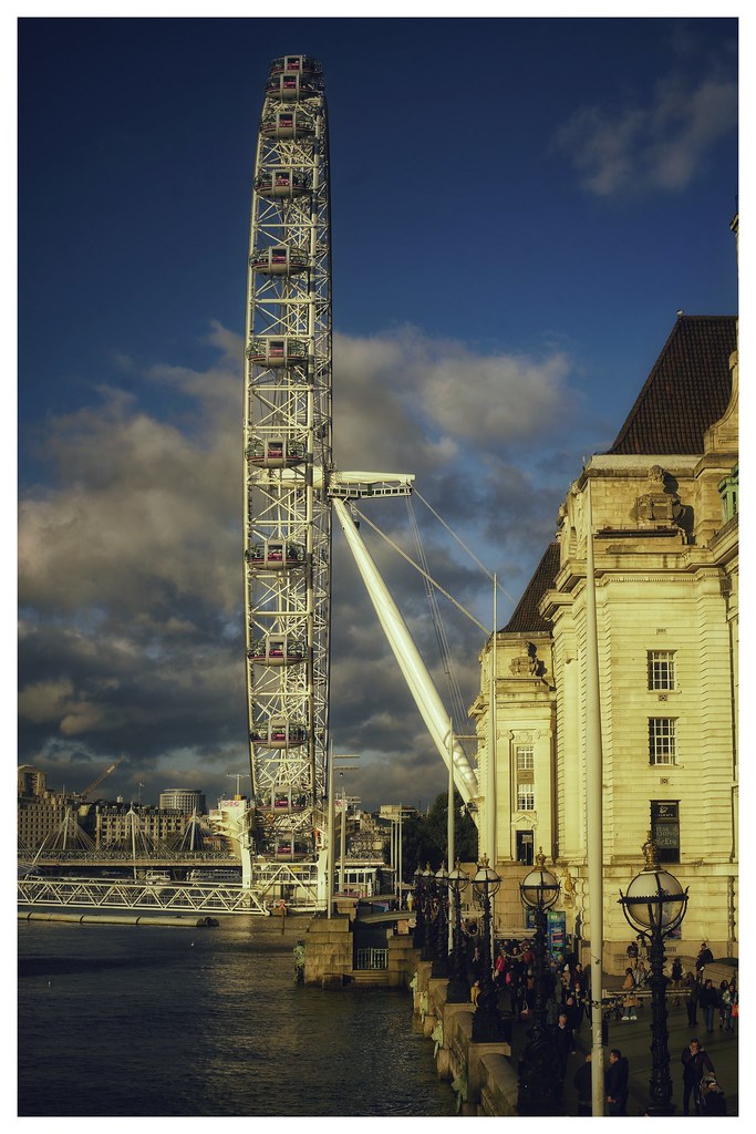 The London Eye Southbank . Sony A7rii Carl Zeiss Contax 50 1.4