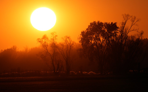"Sunset over the marsh" by Earth Heritage Designs, Uihlein Waterfowl Production Area shot from Bradley Road over a farm field.

NO305764muihleinwaterfo