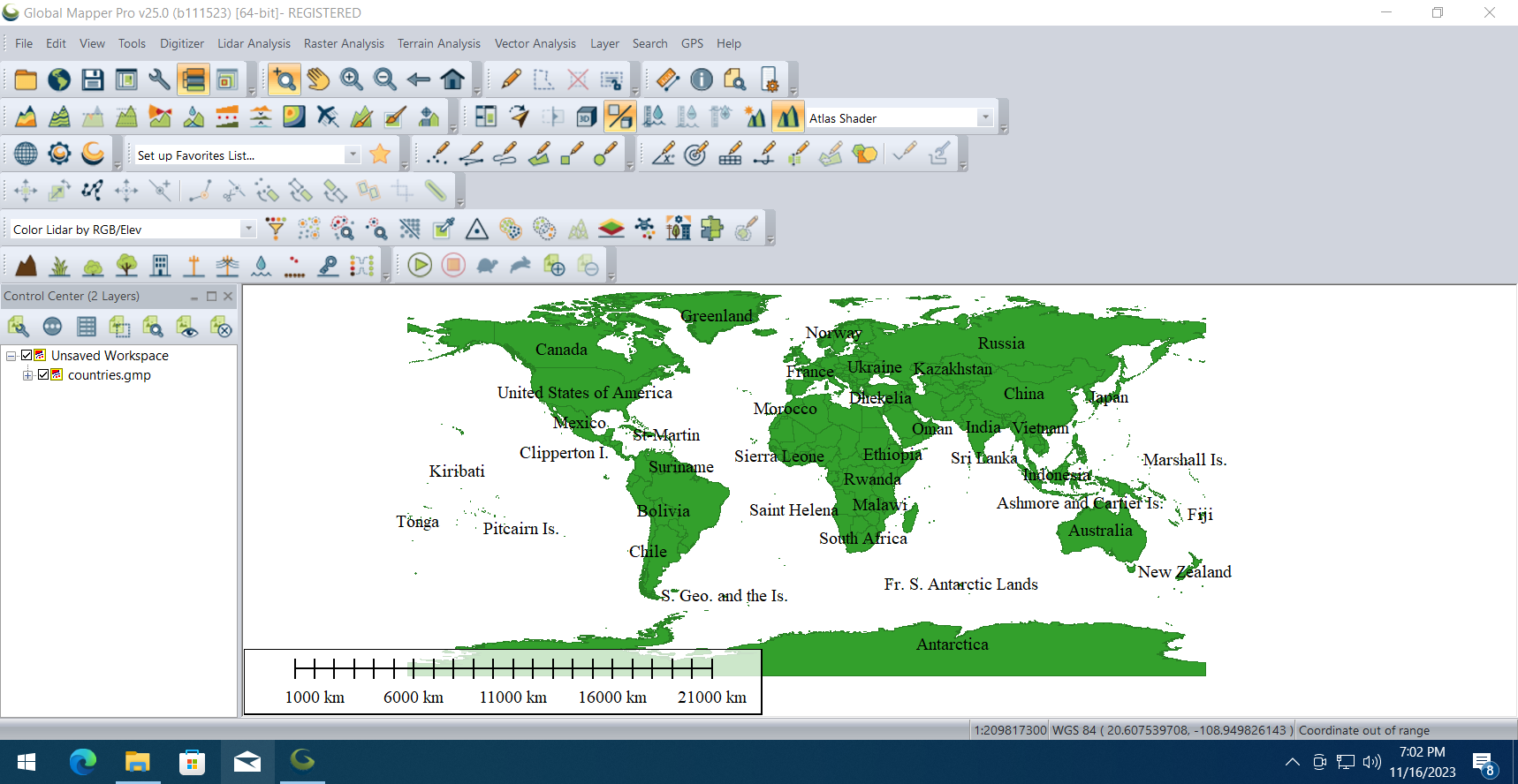 Working with Global Mapper Pro 25.0.2.111523 full license