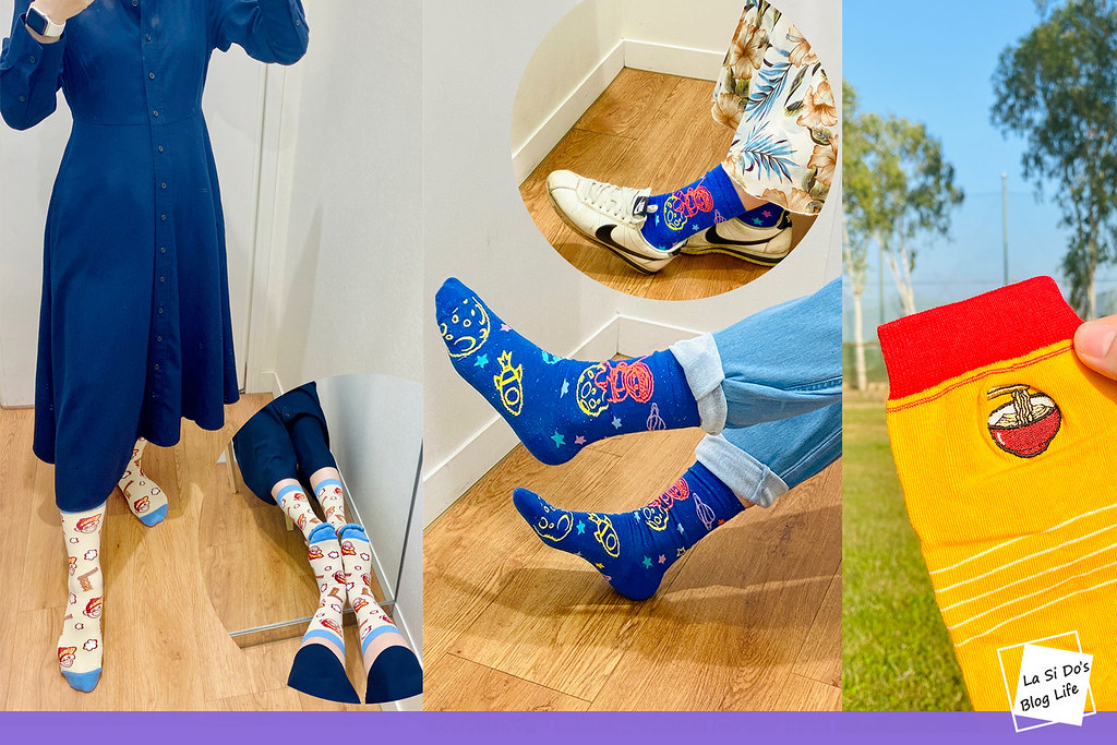 HUAER Design原創設計襪Ｘ王子麵聯名襪！MIT純棉流行襪穿在腳上舒適，王子麵創意圖標走在路上超吸睛 ❤