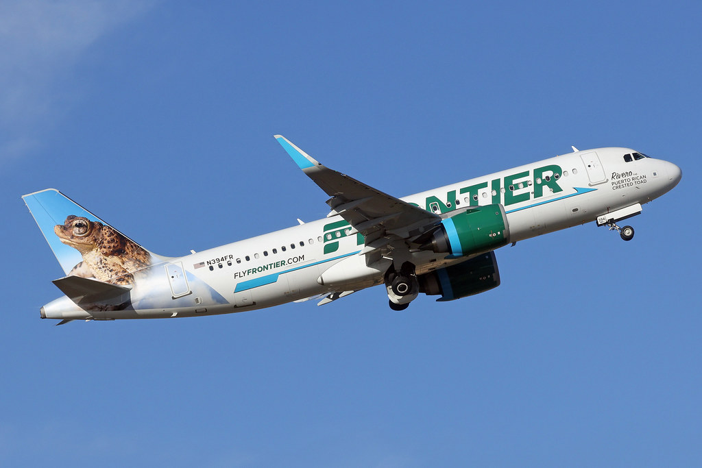 N394FR A320, Frontier 