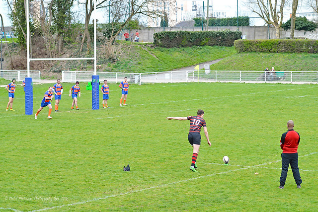 Rugby : Rugby Club Noisy-le-Sec vs US Rugby Nemours St Pierre - Stade Huvier