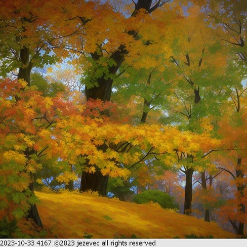 2023-10-33 4167 AI Fall & Autumn Illustration | by Jezevec40 (formerly Badger 23)