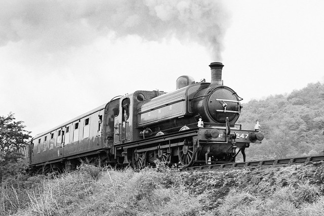 J13 (J52) GNR 1247 on the North Yorkshire Moors Railway - June 1979