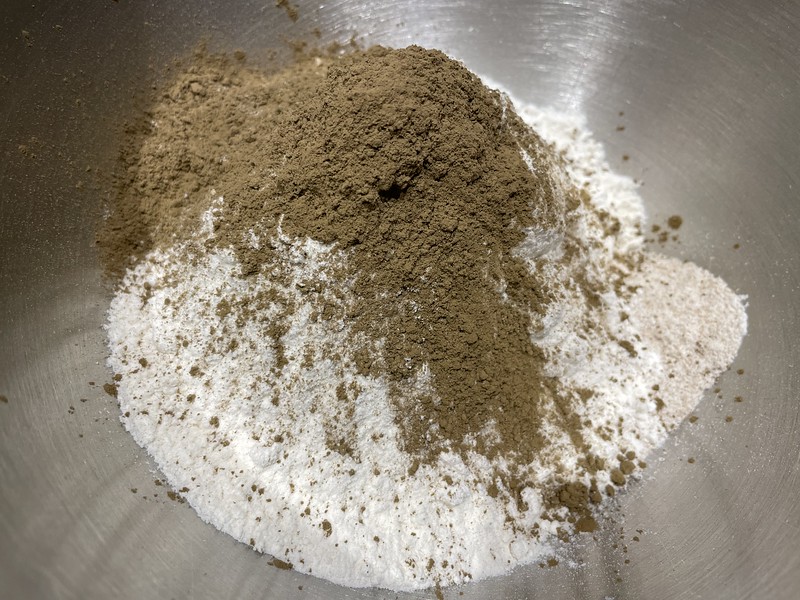 Mixing flour