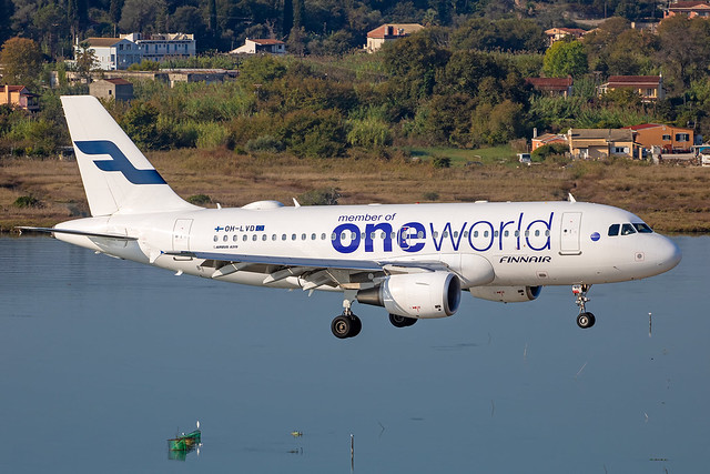 Finnair - A319-112 OH-LVD @ Corfu