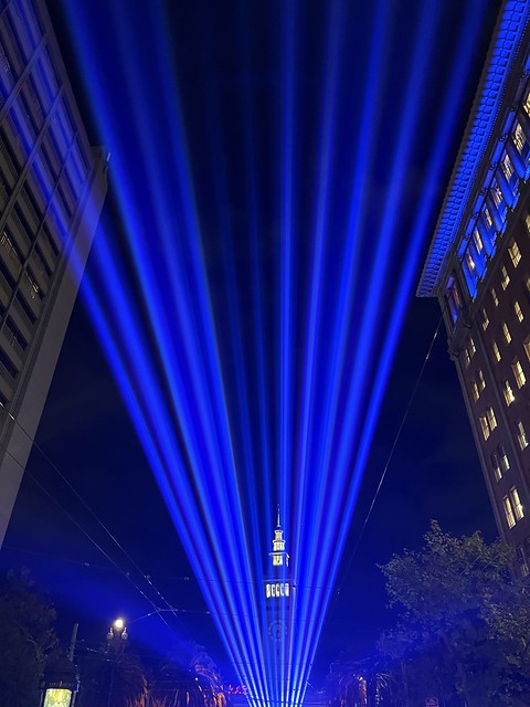 APEC Summit Laser Light Beams - San Francisco, CA