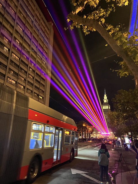 APEC Summit Laser Light Beams - San Francisco, CA