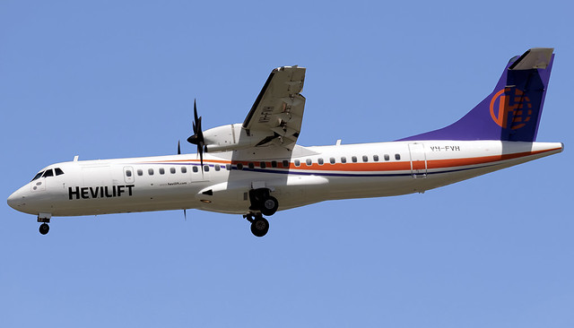 VH-FVH Aerospatiale ATR-72-212A 600 (HeviLift)