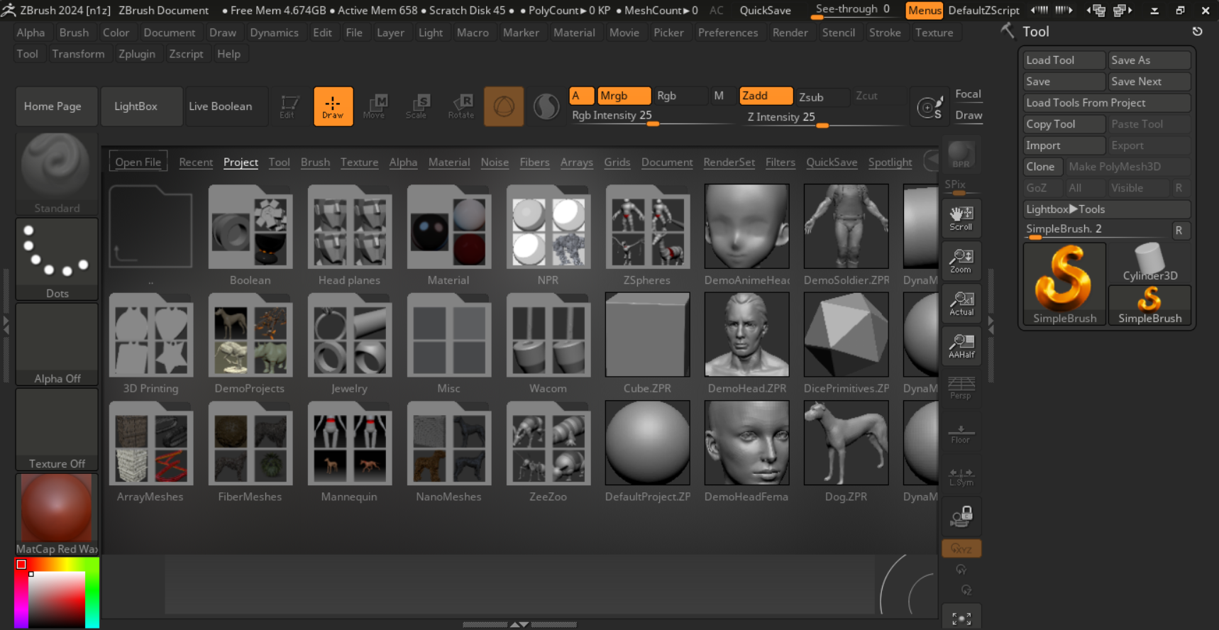 Working with Pixologic ZBrush 2024.0 full activated