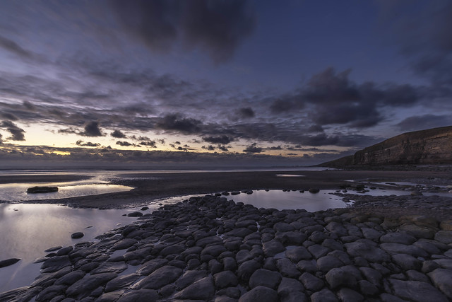 Dunraven Bay at twilight