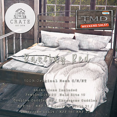 crate Barclay Bed for TMD Weekend Sale!