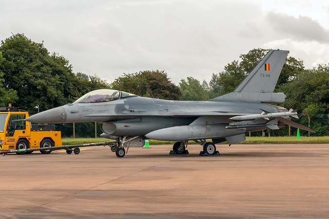 FA-114 General Dynamics F-16AM Fighting Falcon Belgian Air Component - Fairford RIAT 2023