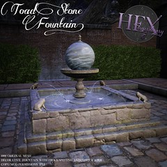 HEXtraordinary - Toad Stone Fountain - Fifty Linden Fridays