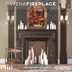 Elm. Ravena Fireplace & Decor