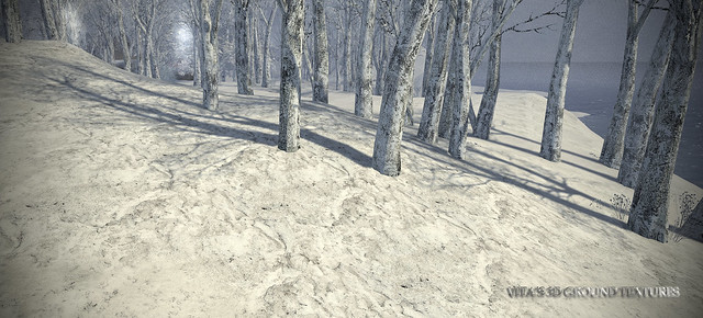 NEW 3D GraundTexture - OLD SNOW TYPE 2