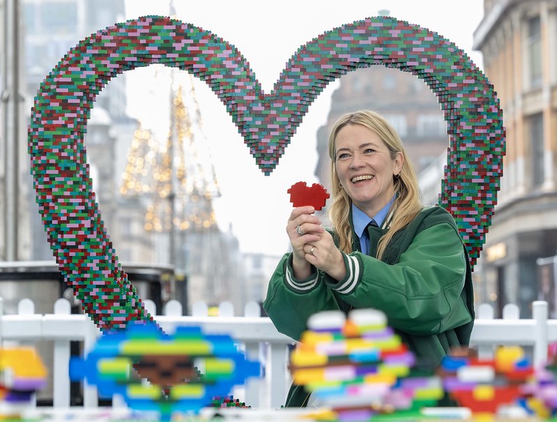 LEGO® Build To Give activation, Glasgow, 18th November 2023