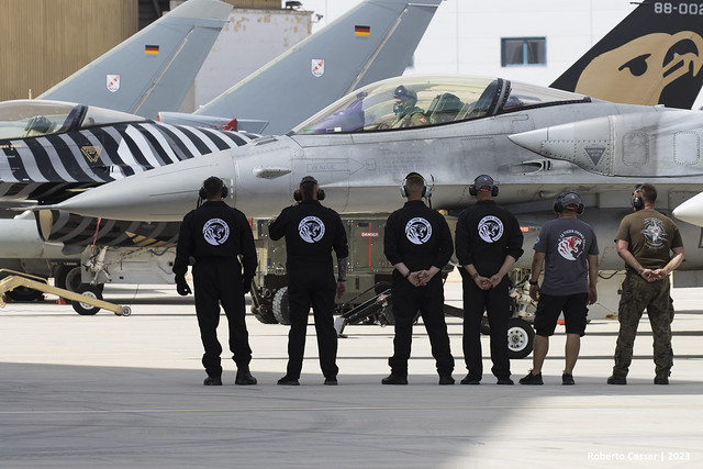 Polish Air Force F-16 Demo Team Ground Crew