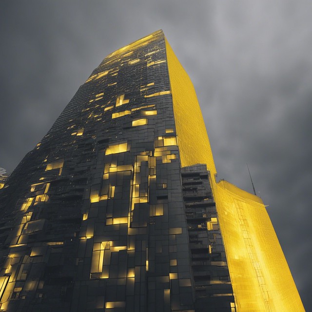 Golden Monoliths: Towers of Light