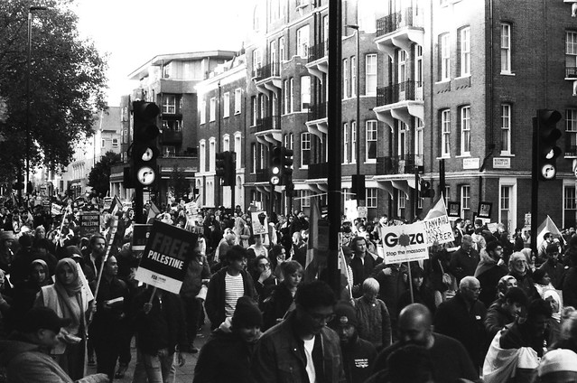 Palesztin párti tüntetés  Londonban/ Pro-Palestine protest in London