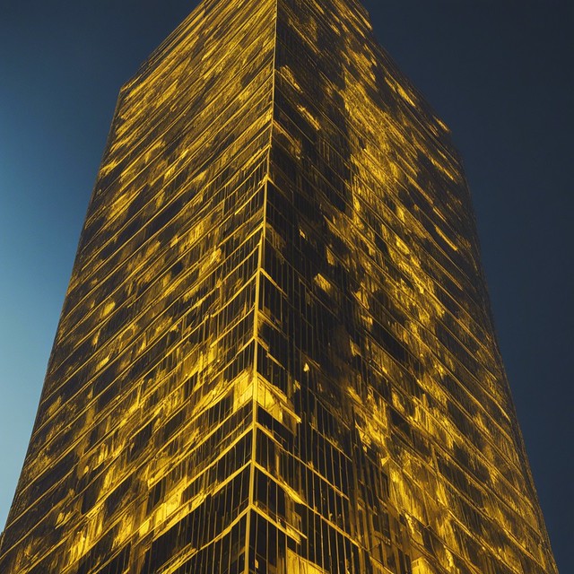 Golden Monoliths: Towers of Light