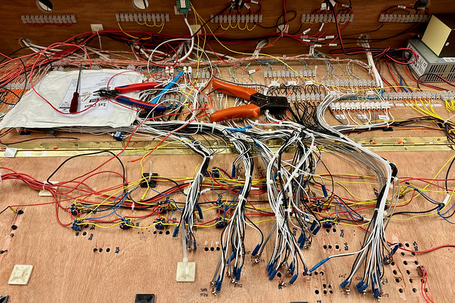 Updating the wiring on the club layout