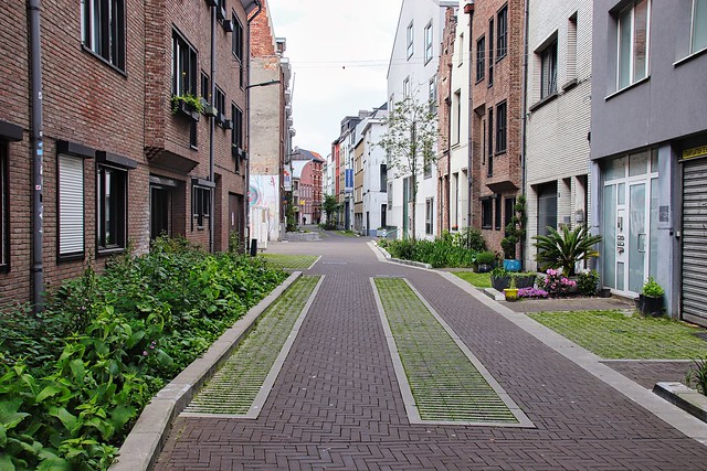 Anvers - rue-jardin de Lange Ridders  1