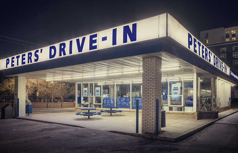 Closed for the Night, Peter's Drive Inn, Calgary, AB, 2023-11-19