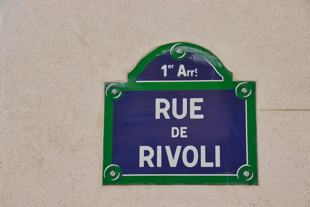 Paris à vélo - rue de Rivoli 1