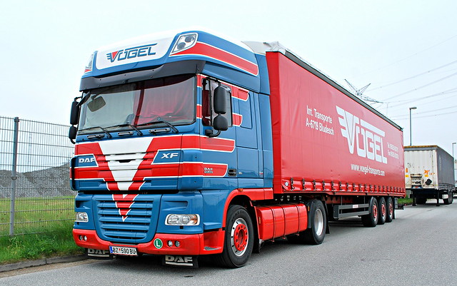 A - DAF XF105 Super Space Cab - Vögel Transporte